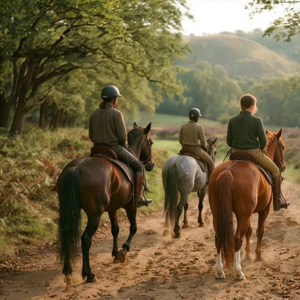 Balade à cheval en Corrèze, autour de Neuvic