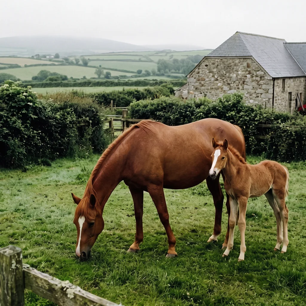 Élevage de chevaux au Écurie du Pradeaux, Neuvic