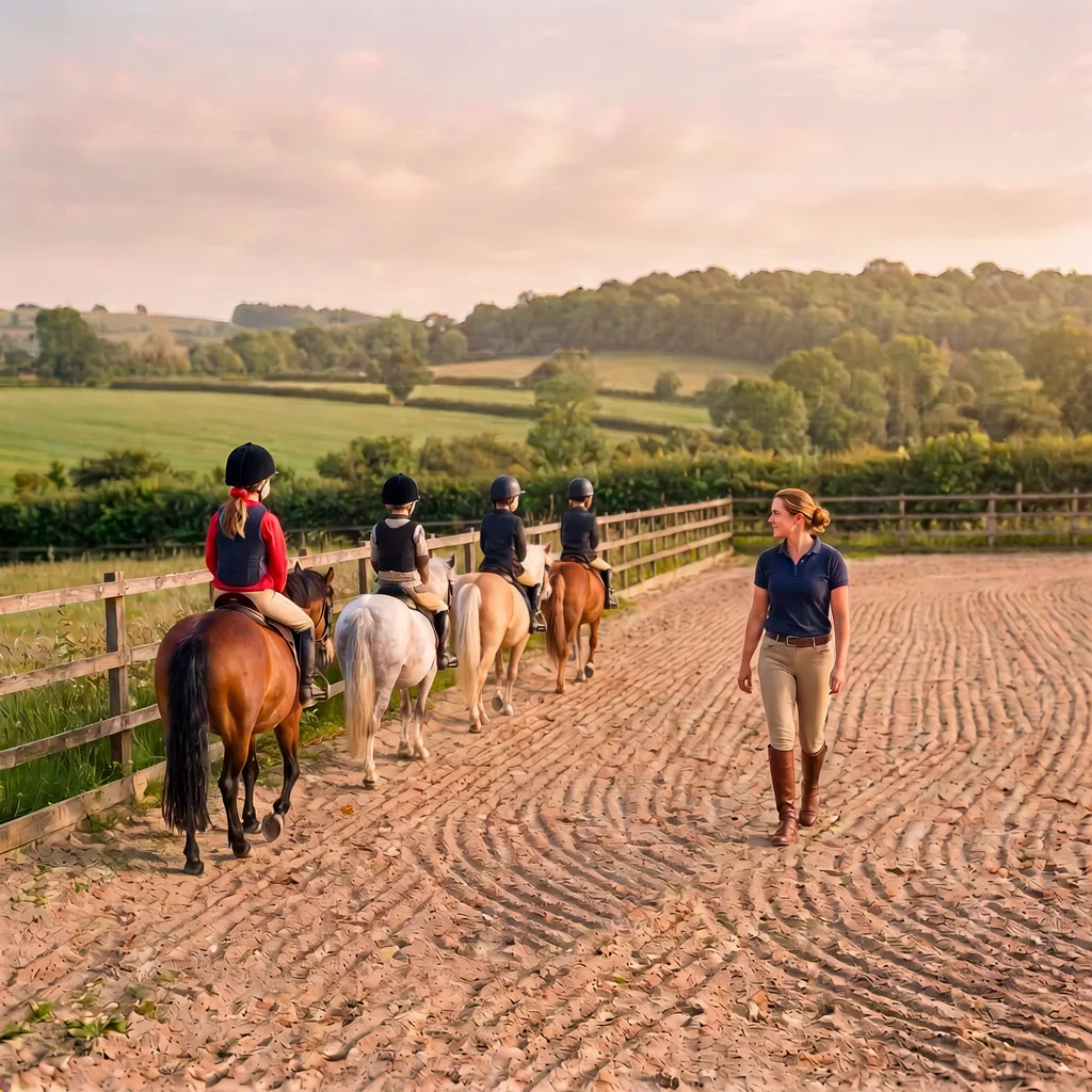 Cours de poney à Neuvic, Corrèze
